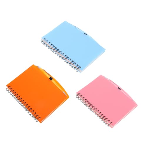 DIKACA 3 Sätze Spule Notizbuch Regiert Spiral- Notizbuch Schüttgut Mini Reisende Notizbilder Schreiben Schülernotizbuch Für Klein Journaling -notizbücher Spiral Jungs Multipack Eisen von DIKACA