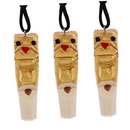 DIKACA 3 Stück Holzgeschnitzte Tierpfeife Kinderpfeife Musikalisches Spielzeugpfeife Pfeifspielzeug für Kleinkindpfeife hölzern Golden DIKACA 3 Stück Holzgeschnitzte Tierpfeife Kinderpfeife Musikalisches Spielzeugpfeife Pfeifspielzeug für Kleinkindpfeife hölzern Golden von DIKACA