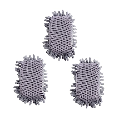 DIKACA 3 Stück Reinigungsschwamm Schulmaterial Brettwischer Whiteboard-radierer Reiniger Der Schulbehörde Brettreiniger Schultafel Radiergummi Whiteboard-staubtuch Chenille Grey DIKACA 3 Stück Reinigungsschwamm Schulmaterial Brettwischer Whiteboard-radierer Reiniger Der Schulbehörde Brettreiniger Schultafel Radiergummi Whiteboard-staubtuch Chenille Grey von DIKACA