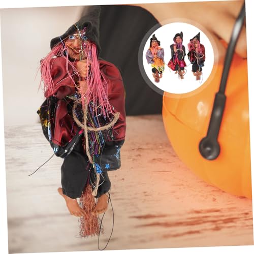 DIKACA 3 Stück Teiliges Halloween Hexen Dekorationsset Realistische Szene Requisite für Haus Tisch Festival Atmosphäre Zubehör DIKACA 3 Stück Teiliges Halloween Hexen Dekorationsset Realistische Szene Requisite für Haus Tisch Festival Atmosphäre Zubehör von DIKACA