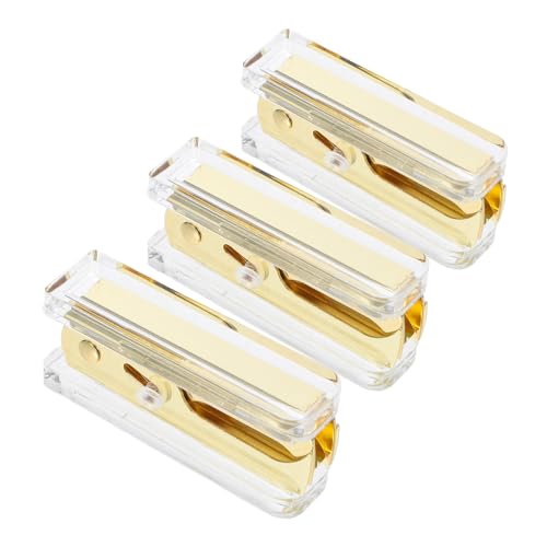 DIKACA 3 Stück Teiliges Heftklammerentferner aus Transparentem Acryl mit Ergonomischem Griff Goldfarben Leicht Tragbar für Büro Schule Zuhause und Reisen DIKACA 3 Stück Teiliges Heftklammerentferner aus Transparentem Acryl mit Ergonomischem Griff Goldfarben Leicht Tragbar für Büro Schule Zuhause und Reisen von DIKACA