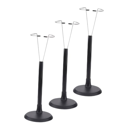 DIKACA 3 Stück Verstellbare Puppenständer Robuste Puppenhalter für Figuren und Modelle Stabiler Displayständer für Ordentliche Präsentation oder Regal von DIKACA