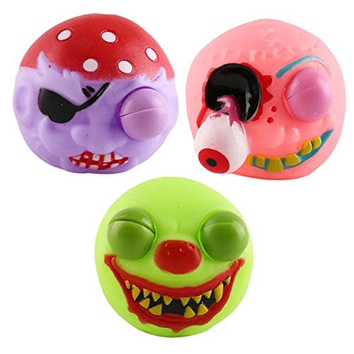 DIKACA 3 Stück kneifen für kinderspielzeug Cartoon Tischdekoration handentspannendes kleine Squeeze-Spielzeuge weiches Gummi von DIKACA