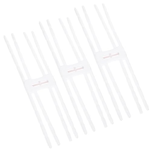 DIKACA 3 Stück -spinnenständer Puppenhalter Kleiner Puppenständer Aktionsfigur Stand Puppe Puppenbaby Stützständer Für Puppen Babypuppe Puppenhauszubehör Figurenständer Plastik Weiß von DIKACA