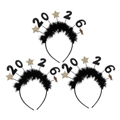 DIKACA 3 Stücke Teiliges Party Tiara Glitzernde Stern Haarreifen Ultraleicht und Bequem für Silvester Weihnachtsfeier Festliches Partyzubehör für Erwachsene DIKACA 3 Stücke Teiliges Party Tiara Glitzernde Stern Haarreifen Ultraleicht und Bequem für Silvester Weihnachtsfeier Festliches Partyzubehör für Erwachsene von DIKACA