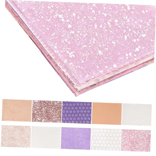 DIKACA 30 Blatt Handgemachtes Scrapbook Papier Strukturpapier für DIY Projekte Dekorpapier für Kartenherstellung und Journaling Vintage Druckdesign Vielseitige Bastelmaterialien Kreative von DIKACA