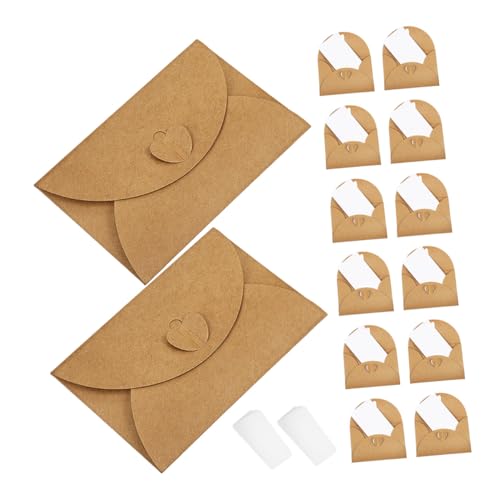 DIKACA 30 Sets Umschläge Mit Liebesschnalle Dankesbriefumschläge Vintage Umschläge Für Veranstaltungen Dankeskartenumschläge Geburtstagsumschläge DIY DIKACA 30 Sets Umschläge Mit Liebesschnalle Dankesbriefumschläge Vintage Umschläge Für Veranstaltungen Dankeskartenumschläge Geburtstagsumschläge DIY von DIKACA