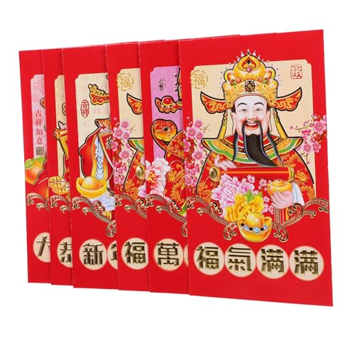 DIKACA 30 Stück Cartoon-rotes Paket Frühlingsfestes Rote Umschläge roter Paketumschlag Maskottchen-Umschlag glückliche Geldtasche Frühlingsfest rotes Paket glücksgeld rote pakete Papier DIKACA 30 Stück Cartoon-rotes Paket Frühlingsfestes Rote Umschläge roter Paketumschlag Maskottchen-Umschlag glückliche Geldtasche Frühlingsfest rotes Paket glücksgeld rote pakete Papier von DIKACA