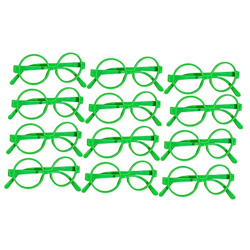 DIKACA 30 Stück Rundes Brillengestell Retro-brille Computerbrille Für Partygeschenke Runde Brille Rahmen Faltbar Gläser Lupe Teenager Jungs Green Plastik DIKACA 30 Stück Rundes Brillengestell Retro-brille Computerbrille Für Partygeschenke Runde Brille Rahmen Faltbar Gläser Lupe Teenager Jungs Green Plastik von DIKACA