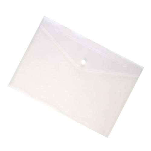 DIKACA 30 Teiliges Dokumentenmappe aus Transparentem Reißfestem PP mit Weißem Druckknopf Wasserabweisender Organizer für Dokumente Praktische Sichttasche zur Sicheren Aufbewahrung im DIKACA 30 Teiliges Dokumentenmappe aus Transparentem Reißfestem PP mit Weißem Druckknopf Wasserabweisender Organizer für Dokumente Praktische Sichttasche zur Sicheren Aufbewahrung im von DIKACA