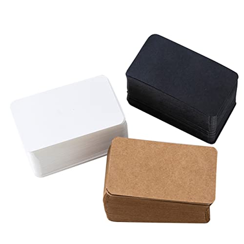 DIKACA 300 Stück Karteikarten Handel weiße Karten DIY-Grußkarten-Kits sprechen Riese büroartikel büromaterial Geschenkidee office zubehör Nachrichtenkarten leere karten selber machen von DIKACA