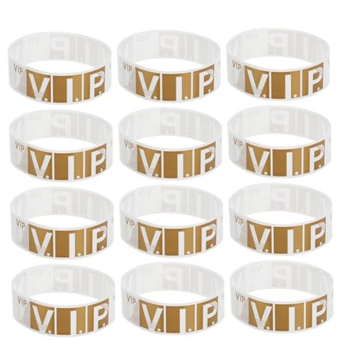 DIKACA 300 Stück Party-Armband Event-Armbänder aus Papier Papierarmbänder Festival-Armband Party -Armbänder Partyarmbänder Event-Armband Papiervip -Armbänder synthetisches Papier Golden DIKACA 300 Stück Party-Armband Event-Armbänder aus Papier Papierarmbänder Festival-Armband Party -Armbänder Partyarmbänder Event-Armband Papiervip -Armbänder synthetisches Papier Golden von DIKACA