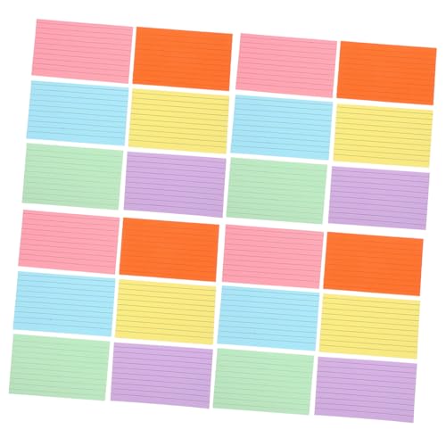 DIKACA 300 Stück Teiliges Farbiges Liniert Doppelseitig Schreibblock für Büro Schule Studierende mit Glattem Papier und Vielseitiger Nutzung DIKACA 300 Stück Teiliges Farbiges Liniert Doppelseitig Schreibblock für Büro Schule Studierende mit Glattem Papier und Vielseitiger Nutzung von DIKACA