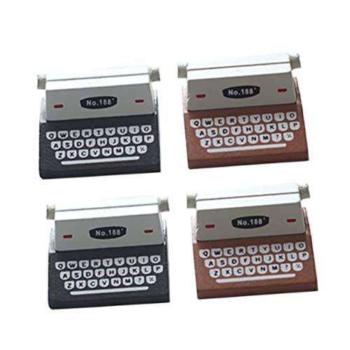 DIKACA 4 Stück Fotoordner Nachrichtenordner Halter Für Fotoclips Bürobedarf Vintage - Schreibtisch Papierhalter Bildhalter Heimbüro Platzhalter Notizbuchhalter Büro-briefklammer Holz von DIKACA