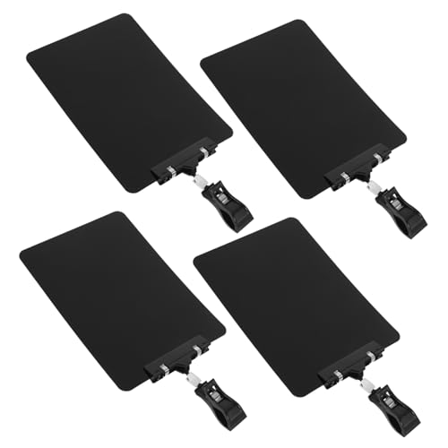 DIKACA 4 Stück Halter Für Lebensmitteletiketten Marktschild-clips Clip Auf Etiketten Etiketthalter Schilderklemmhalter Tafel-lebensmittelschilder Für Buffet Werbeständer Pvc Schwarz DIKACA 4 Stück Halter Für Lebensmitteletiketten Marktschild-clips Clip Auf Etiketten Etiketthalter Schilderklemmhalter Tafel-lebensmittelschilder Für Buffet Werbeständer Pvc Schwarz von DIKACA