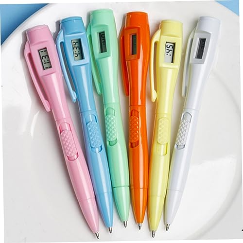 DIKACA 4 Stück Teiliges Multifunktionale Kugelschreiber mit Digitaler LCD Uhr Leichter Ergonomischer Schreibstift für Schüler und Büro Glattes Schreiben Praktische Anzeige DIKACA 4 Stück Teiliges Multifunktionale Kugelschreiber mit Digitaler LCD Uhr Leichter Ergonomischer Schreibstift für Schüler und Büro Glattes Schreiben Praktische Anzeige von DIKACA