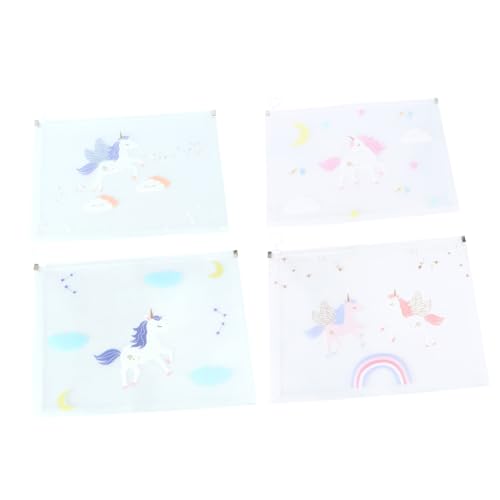 DIKACA 4 Stück Teiliges Transparente Zipper File Bags mit Niedlichen Cartoon motiven Praktische Kunststoff organizer für Schule und Büro Wasserdichte Dokumententaschen für Studenten und DIKACA 4 Stück Teiliges Transparente Zipper File Bags mit Niedlichen Cartoon motiven Praktische Kunststoff organizer für Schule und Büro Wasserdichte Dokumententaschen für Studenten und von DIKACA