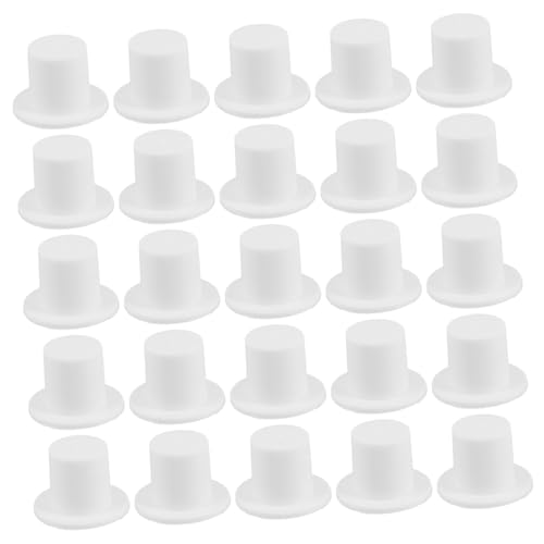 DIKACA 40 Stück Mini-Zylinder Aus Kunststoff Zum Basteln, Kleine Partyhüte Für DIY-Dekorationen, Miniatur-schneemannhüte Für Weihnachten Und Geburtstagsfeiern DIKACA 40 Stück Mini-Zylinder Aus Kunststoff Zum Basteln, Kleine Partyhüte Für DIY-Dekorationen, Miniatur-schneemannhüte Für Weihnachten Und Geburtstagsfeiern von DIKACA