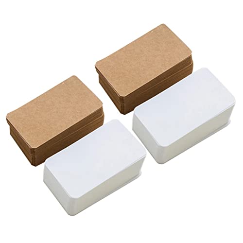 DIKACA 4Er-Packung Leere Wortkarte leere Karten und Umschläge Schüttgut einfache Karten leere Karten zur Überarbeitung Mini kleine leere Karten Papier leere Nachrichtenkarte Kraftpapier DIKACA 4Er-Packung Leere Wortkarte leere Karten und Umschläge Schüttgut einfache Karten leere Karten zur Überarbeitung Mini kleine leere Karten Papier leere Nachrichtenkarte Kraftpapier von DIKACA