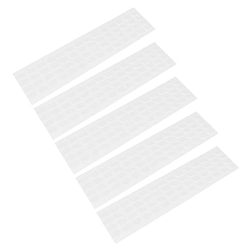 DIKACA 5 Blätter Doppelseitige Transparente Klebepunkte Selbstklebende Aufkleber für DIY Wasserdichte Pads zur Befestigung von Bildern Rahmen für Zuhause Büro und Bastelprojekte von DIKACA