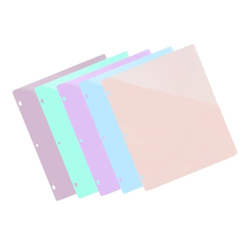 DIKACA 5 Blätter Kunststoff bindertaschen Robuste Transparente Folientaschen mit Schnellverschluss für Büroorganisation Dokumentenaufbewahrung und Kartenlagerung DIKACA 5 Blätter Kunststoff bindertaschen Robuste Transparente Folientaschen mit Schnellverschluss für Büroorganisation Dokumentenaufbewahrung und Kartenlagerung von DIKACA