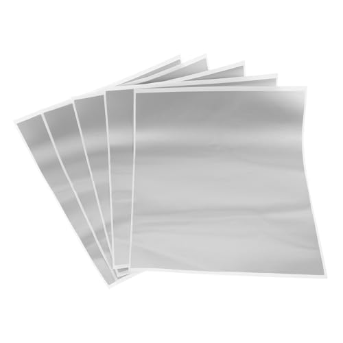 DIKACA 5 Blätter Rubbelkarten-Aufkleber kratzkarte unterhaltung Partyzubehör playing cards Die Rubbelkarte für Kratzer DIY-Etiketten abziehen und aufkleben Rubbellose Spiel Papier Silver von DIKACA