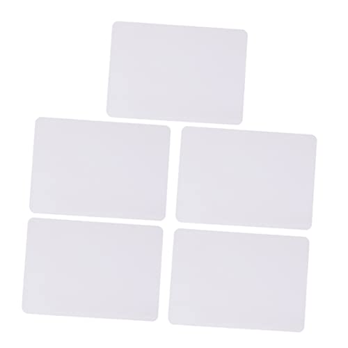 DIKACA 5 Stück Doppelseitiges Kleines Whiteboard Staffelei Zeichnung Lapboards Für Studenten Rahmenlose Whiteboards Schwarzes Brett Zeichenbretter Weiß Holz von DIKACA