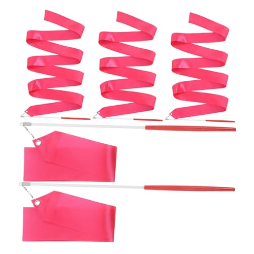 DIKACA 5 Stück Gymnastikband Gymnastik-Streamer für Teambänder rhythmische Tanzbänder Stöcke farbige Tanzbänder Gymnastik-Trainingsbänder Gymnastik-Tanzbänder Tanzband Partyband Abs Rosig DIKACA 5 Stück Gymnastikband Gymnastik-Streamer für Teambänder rhythmische Tanzbänder Stöcke farbige Tanzbänder Gymnastik-Trainingsbänder Gymnastik-Tanzbänder Tanzband Partyband Abs Rosig von DIKACA