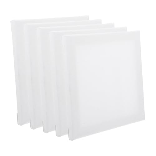 DIKACA 5 Stück Kunstmalbrett leere leere Leinwände für Kunst Maltafeln auf Leinwandbretter Art Canvas Boards Bretter zum Malen Ölgemäldetafel Malleinwand Segeltuch Weiß DIKACA 5 Stück Kunstmalbrett leere leere Leinwände für Kunst Maltafeln auf Leinwandbretter Art Canvas Boards Bretter zum Malen Ölgemäldetafel Malleinwand Segeltuch Weiß von DIKACA