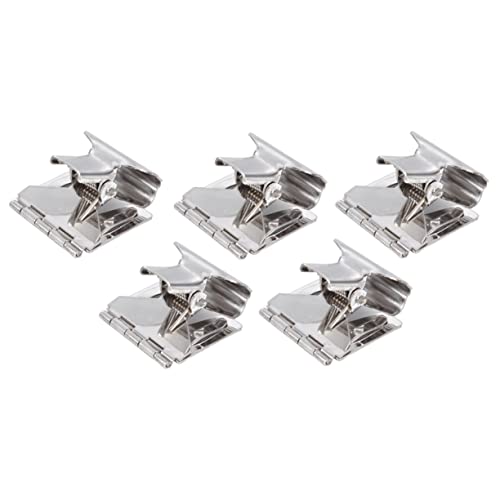 DIKACA 5 Stück Metall Preisschild Klemmen Stabile Etikettenhalter für Regale und Verkaufsdisplays Vielseitig Einsetzbar Praktischer Label Rack Display Clip DIKACA 5 Stück Metall Preisschild Klemmen Stabile Etikettenhalter für Regale und Verkaufsdisplays Vielseitig Einsetzbar Praktischer Label Rack Display Clip von DIKACA