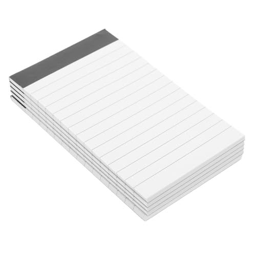 DIKACA 5 Stück Notizbuch Notebook -Cover notizblock auflisten Ein Reiseanhänger, den man unbedingt haben muss Kühlschrank Notepad kleine Notizblöcke Kühlschrankmagnete Notizen Papier Weiß von DIKACA