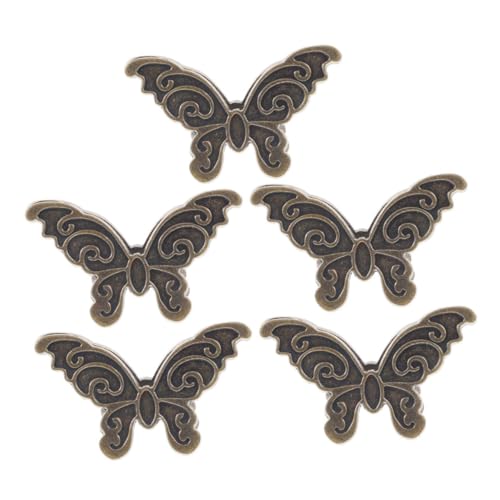 DIKACA 5 Stück Schmetterling Büroklammern Metallclips Retro Design Kleine Binder Clips für Fotos Dokumente Notizen Stabiler Aktenhalter für Schule Büro Zuhause DIKACA 5 Stück Schmetterling Büroklammern Metallclips Retro Design Kleine Binder Clips für Fotos Dokumente Notizen Stabiler Aktenhalter für Schule Büro Zuhause von DIKACA