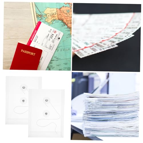 DIKACA 5 Stück Teiliges Dokumentenaufbewahrungstaschen Transparent Multifunktionale Verschleißfeste Ordnertaschen für Büro Schule und Zuhause Zuverlässiger Dokumentenhalter für Karten DIKACA 5 Stück Teiliges Dokumentenaufbewahrungstaschen Transparent Multifunktionale Verschleißfeste Ordnertaschen für Büro Schule und Zuhause Zuverlässiger Dokumentenhalter für Karten von DIKACA