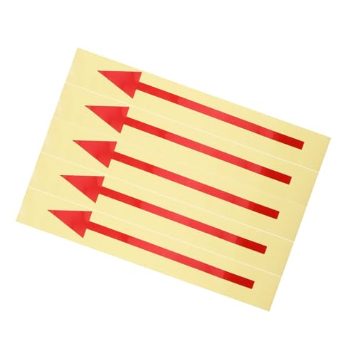 DIKACA 5 Stück Teiliges Reflektierendes Pfeilschild Selbstklebend Wasserfest Abnehmbar für Wände und Böden Verbesserte Sichtbarkeit von Briefkästen bei Nacht Vielseitig Kompatibel Rote DIKACA 5 Stück Teiliges Reflektierendes Pfeilschild Selbstklebend Wasserfest Abnehmbar für Wände und Böden Verbesserte Sichtbarkeit von Briefkästen bei Nacht Vielseitig Kompatibel Rote von DIKACA