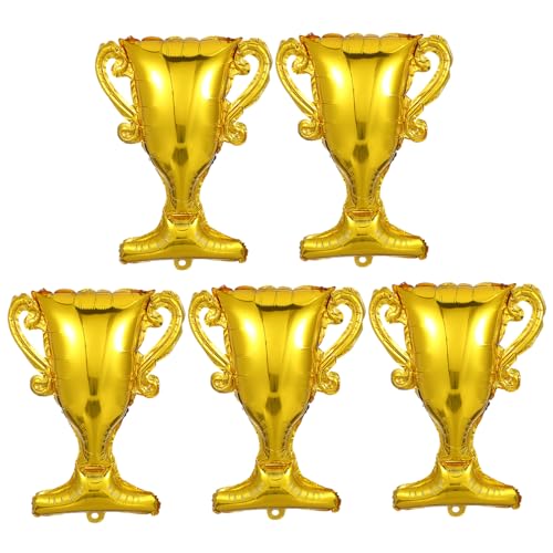 DIKACA 5 Stück Trophäenballon Abschlussdekorationen Party Groß Weiß Geformt Glückwunsch Trophäe Abschluss Türdekorationen Abschlusskuchendekorationen Ballon-trophäe Aluminiumfolie Golden DIKACA 5 Stück Trophäenballon Abschlussdekorationen Party Groß Weiß Geformt Glückwunsch Trophäe Abschluss Türdekorationen Abschlusskuchendekorationen Ballon-trophäe Aluminiumfolie Golden von DIKACA