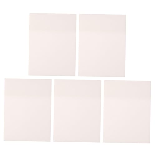 DIKACA 5 Stück Wasserdichte Klare Haftzettel Selbstklebende Memo Pads Wiederbeschreibbar Leicht Tragbar Farbintensive Notizzettel für Büro Schule und Zuhause DIKACA 5 Stück Wasserdichte Klare Haftzettel Selbstklebende Memo Pads Wiederbeschreibbar Leicht Tragbar Farbintensive Notizzettel für Büro Schule und Zuhause von DIKACA