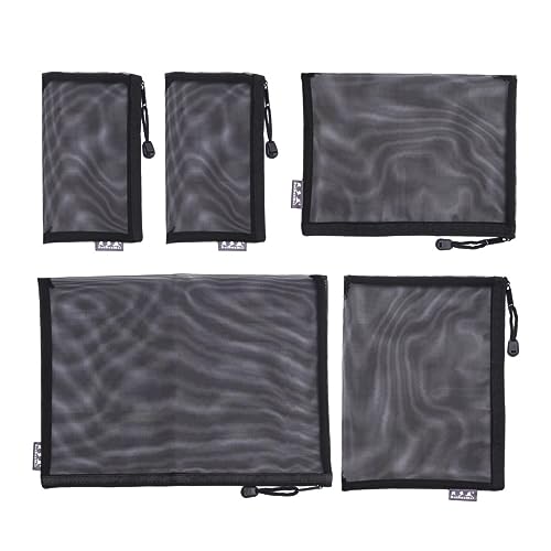 DIKACA 5 Stück Zipper -Dateibeutel Reißverschlusstasche Aktentaschen mit Reißverschluss büroorganisation office accessories schulzeug Aktentasche aus Mesh Tasche für Aktenordner DIKACA 5 Stück Zipper -Dateibeutel Reißverschlusstasche Aktentaschen mit Reißverschluss büroorganisation office accessories schulzeug Aktentasche aus Mesh Tasche für Aktenordner von DIKACA