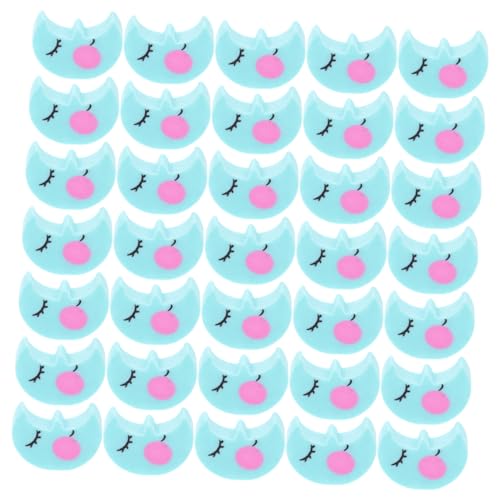DIKACA 50 Stück Blauer Mondrotler Radiergummi Radiergummi Für Das Klassenzimmer Student Accessoire Miniatur-radiergummis Für Den Täglichen Gebrauch Kawaii Radiergummis Blau Tpr von DIKACA