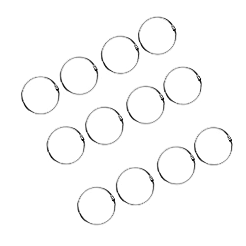 DIKACA 50 Stück Geteilte Kreisringe Kreisförmiger Ring Ringe Für Fotoalben Karteikarten Mit Ring Buchringe Mit Losen Blättern Bücherringe Ringclips Schlüsselkettenringe Diy-albumringe DIKACA 50 Stück Geteilte Kreisringe Kreisförmiger Ring Ringe Für Fotoalben Karteikarten Mit Ring Buchringe Mit Losen Blättern Bücherringe Ringclips Schlüsselkettenringe Diy-albumringe von DIKACA