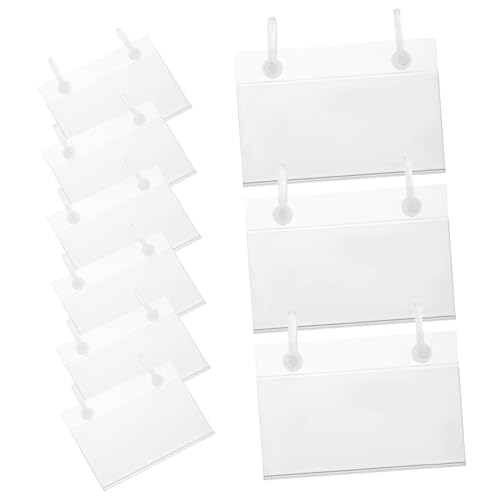 DIKACA 50 Stück Transparente Preisschildhalter aus Robustem Vielseitige Regal-etikettenhalter für Supermärkte Geschäfte und Büros Einfache Montage Stabile und Portable DIKACA 50 Stück Transparente Preisschildhalter aus Robustem Vielseitige Regal-etikettenhalter für Supermärkte Geschäfte und Büros Einfache Montage Stabile und Portable von DIKACA