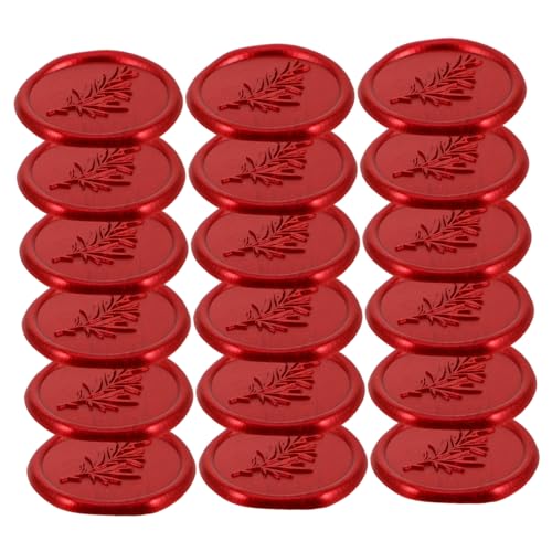 DIKACA 50 Stück Wachssiegelaufkleber Hochzeit Umschlag Wachssiegel selbstklebende Wachssiegel Umschlagdichtungen Wachsaufkleber Versiegelungswachs rot DIKACA 50 Stück Wachssiegelaufkleber Hochzeit Umschlag Wachssiegel selbstklebende Wachssiegel Umschlagdichtungen Wachsaufkleber Versiegelungswachs rot von DIKACA