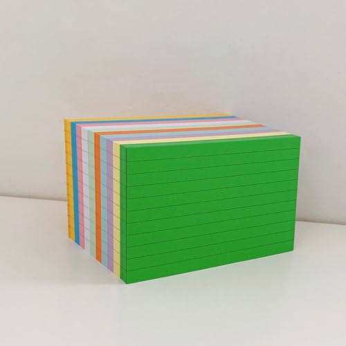 DIKACA 500 Blatt Farbige Karteikarten Blanko Farben Papier DIY Notizkarten Dicke Wortkarten Vielseitig Tragbar für Büro Schule Memo Planen DIKACA 500 Blatt Farbige Karteikarten Blanko Farben Papier DIY Notizkarten Dicke Wortkarten Vielseitig Tragbar für Büro Schule Memo Planen von DIKACA