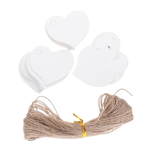 DIKACA 500 Stück Herz Anhänger Geschenkanhänger aus Kraft Papier mit Schnur Vintage Herzform für Hochzeit Geburtstag DIY Basteln Party Dekoration Stabile Wiederverwendbare Papieretiketten DIKACA 500 Stück Herz Anhänger Geschenkanhänger aus Kraft Papier mit Schnur Vintage Herzform für Hochzeit Geburtstag DIY Basteln Party Dekoration Stabile Wiederverwendbare Papieretiketten von DIKACA
