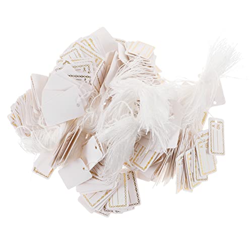 DIKACA 500Stücke Preisschilder mit String Schreibbare Tags aus Dickem für Schmuck Kleidung Party und Weinflaschen Anzeigen und Verwalten DIKACA 500Stücke Preisschilder mit String Schreibbare Tags aus Dickem für Schmuck Kleidung Party und Weinflaschen Anzeigen und Verwalten von DIKACA