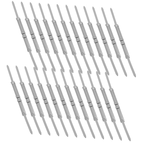 DIKACA 50Stücke Büro Ordner Metallklammern Bindeclips Für Standard Loch Praktische Heftstreifen Für Notizblöcke Und Scrapbook Ordner Platzsparend DIKACA 50Stücke Büro Ordner Metallklammern Bindeclips Für Standard Loch Praktische Heftstreifen Für Notizblöcke Und Scrapbook Ordner Platzsparend von DIKACA