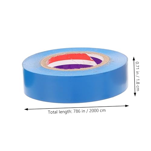 DIKACA 6 Rollen PVC Isolierband Elektrisches Isolierklebeband Feuerschutz Klebeband für Kabelbündelung und Elektroinstallation in Farben von DIKACA