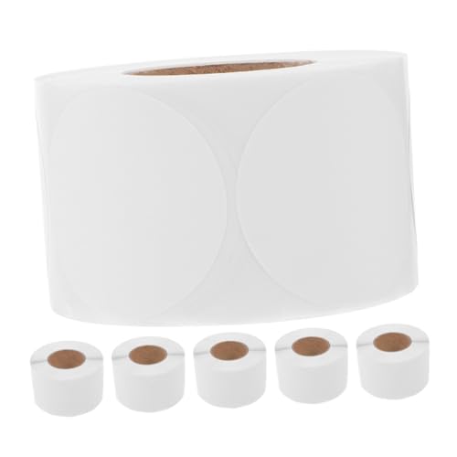 DIKACA 6 Rollen Siegel Blanko Punktaufkleber Blanko Kreisaufkleber Kreis Punktetiketten Flaschenetiketten Runde Preisaufkleber Drucketiketten DIKACA 6 Rollen Siegel Blanko Punktaufkleber Blanko Kreisaufkleber Kreis Punktetiketten Flaschenetiketten Runde Preisaufkleber Drucketiketten von DIKACA