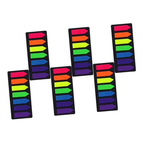 DIKACA 6 Sätze Fluoreszierende Haftnotizen Pfeilform Bunte Klebezettel Selbstklebend Kleine Notizzettel für Büro Schule und Zuhause Praktische Haftmarker Farbige Indexaufkleber DIKACA 6 Sätze Fluoreszierende Haftnotizen Pfeilform Bunte Klebezettel Selbstklebend Kleine Notizzettel für Büro Schule und Zuhause Praktische Haftmarker Farbige Indexaufkleber von DIKACA