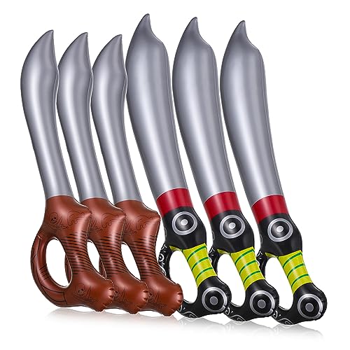 DIKACA 6 Stk. wichtelgeschenke lustig witzige partydeko einschulung Party-Dekoration party dekoration Kostüm Piraten-Cosplay-Zubehör Schwertballons Aufblasbarer Schwertpirat PVC DIKACA 6 Stk. wichtelgeschenke lustig witzige partydeko einschulung Party-Dekoration party dekoration Kostüm Piraten-Cosplay-Zubehör Schwertballons Aufblasbarer Schwertpirat PVC von DIKACA