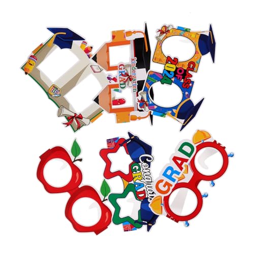 DIKACA 6 Stück Papiergläser Party Abschlussbild Rahmen Requisiten Für Die Abschlussfeier Abschlussbrille 2024 Kindergartenabschluss Abschlussdekorationen Verkaufsstand DIKACA 6 Stück Papiergläser Party Abschlussbild Rahmen Requisiten Für Die Abschlussfeier Abschlussbrille 2024 Kindergartenabschluss Abschlussdekorationen Verkaufsstand von DIKACA